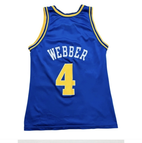 Champion Golden State Warriors jersey vintage Size 44 Large retro throwback dubs - Picture 3 of 4